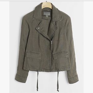 NWT Marrakech Marlo Linen Moto Jacket